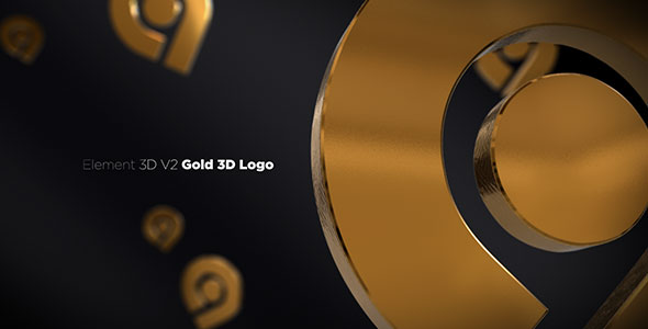 Gold 3D Logo Opener alt