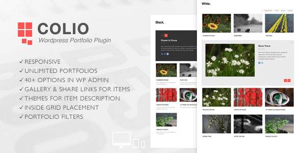 Colio - Responsive Portfolio Wordpress Plugin