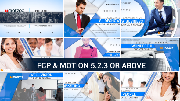 Clean Corporate Display For FCP X & Apple Motion alt