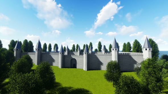 Aerial View of the Excellent Castle alt