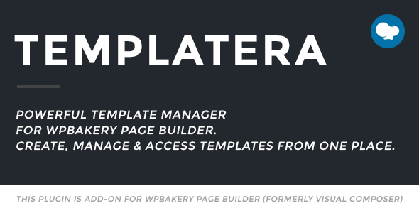 Templatera - Administrador de plantillas para WPBakery Page Builder