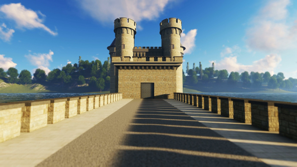 Front View of the Castle alt