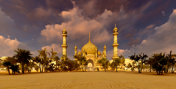 Religious Temple In The Oasis alt