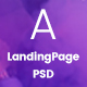 Appian Landing page PSD Template - ThemeForest Item for Sale