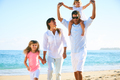 Happy Family on the Beach - PhotoDune Item for Sale