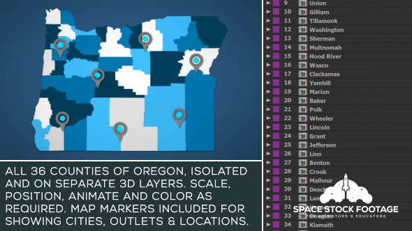 Oregon Map Kit