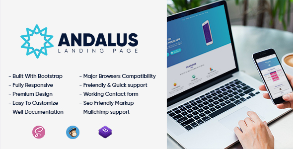 Andalus - App Landing Page