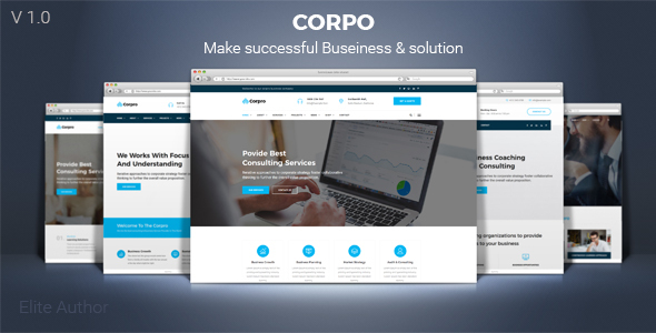 Corpro - Business Consulting and Professional Services HTML Template