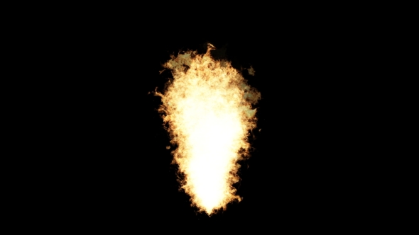 Realistic Explosion and Blasts on Black alt