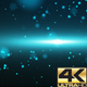 Blue Wind Particle Background 4K - VideoHive Item for Sale