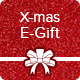 X-mas E-Gift - Christmas E-Gift card Email Template PSD - GraphicRiver Item for Sale