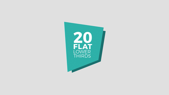 Flat Lower Third