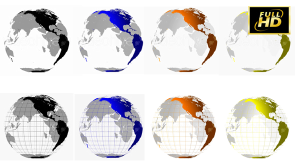 Earth Globe 3D Pack