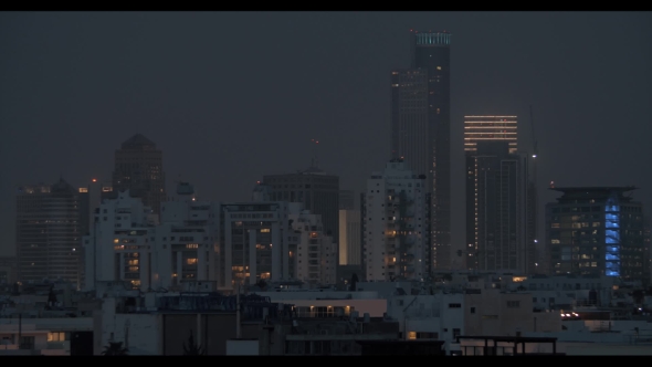 Tel Aviv Cityscape in the Dusk, Israel