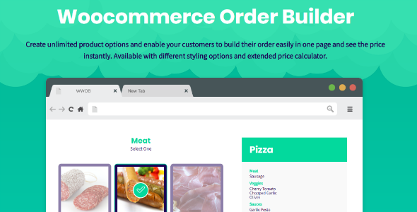 WooCommerce Order Builder | Combo Products & Extra Options