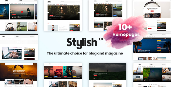 Stylish  - Minimal HTML Blog Template