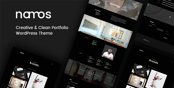 Namos - Creative One/Multi-Page Portfolio WordPress Theme