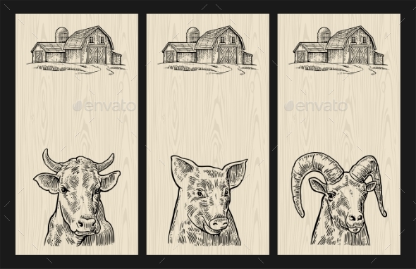 Farm Animals Set