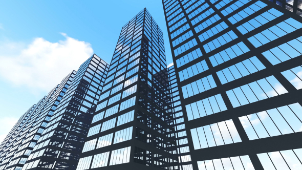 Skyscrapers and Clouds alt