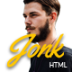 Jonk - CV Resume Personal HTML Template - ThemeForest Item for Sale