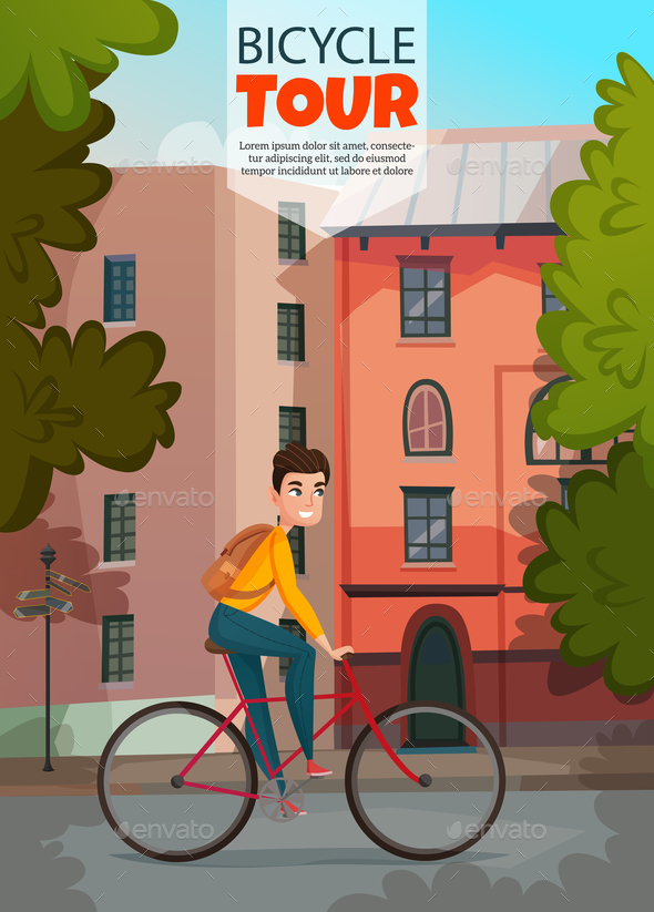 Bicycle Ride Illustration