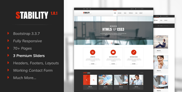 Stability - Responsive HTML5/CSS3 Template
