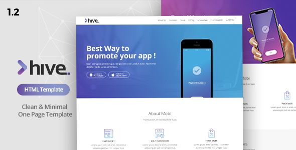 Hive - Multipurpose Single Page Template