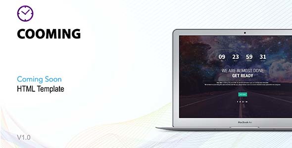 Cooming - Coming Soon HTML Template
