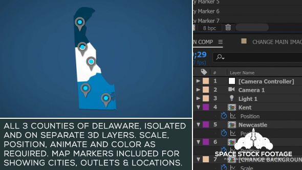 Delaware Map Kit