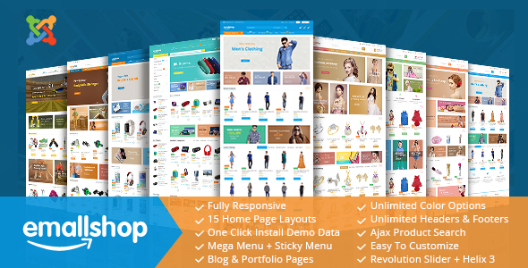 EmallShop - Responsive Multipurpose Virtuemart Theme