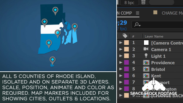 Rhode Island Map Kit