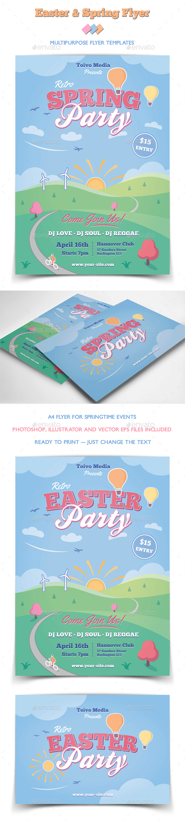 Easter and Spring Flyer