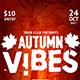 Autumn Vibes Flyer Template - GraphicRiver Item for Sale
