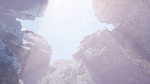 Sun Light Inside Mysterious Cave alt