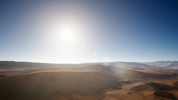 Erg Chebbi Dunes in the Sahara Desert