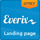 Everix Landing - ThemeForest Item for Sale