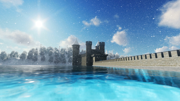 Snowy Castle in Sunshine alt