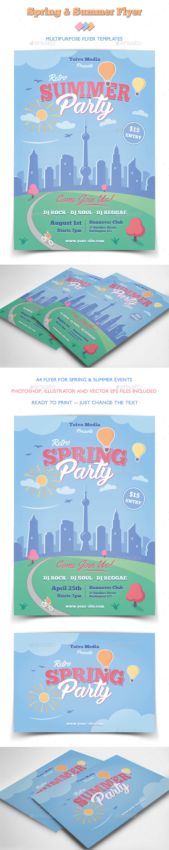 Spring and Summer Flyer