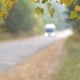 Autumn Landscape. Transport Moves Along the Road. - VideoHive Item for Sale