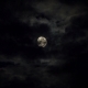 Clouds Passing By Moon at Night - VideoHive Item for Sale