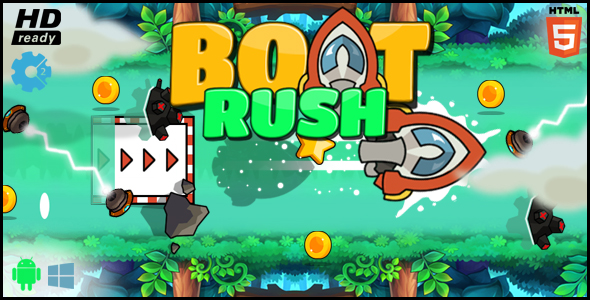 Boat Rush HTML5 Game