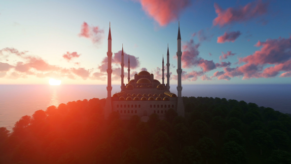 Mosque and Clouds alt