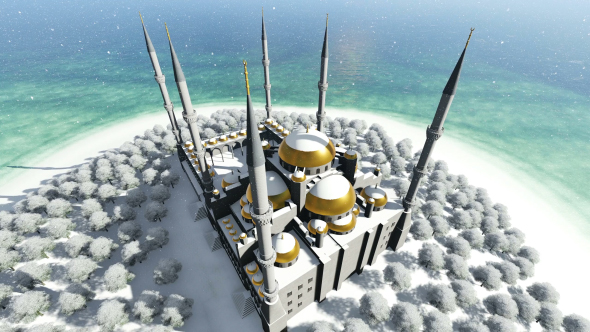 Top View of the Mosque alt