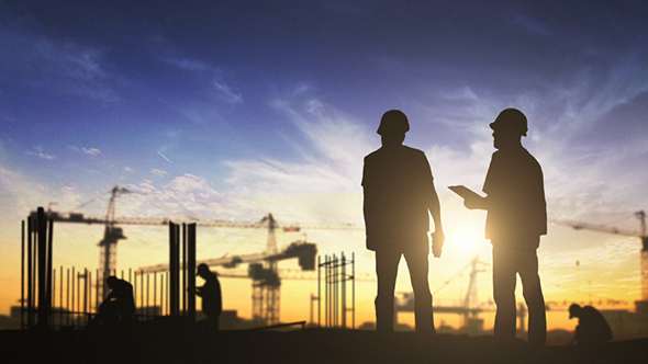 Silhouette Successful Male Engineer alt