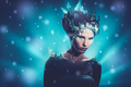 Beautiful ice queen in a falling snow - PhotoDune Item for Sale