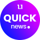 Quicknews - Blog, Magazine & News PSD Template - ThemeForest Item for Sale