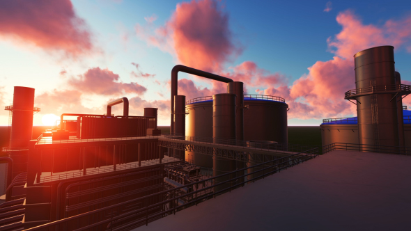 Oil Refinery Factory
