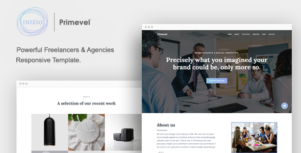 INIZIO - Responsive Template for Freelancers and Agencies