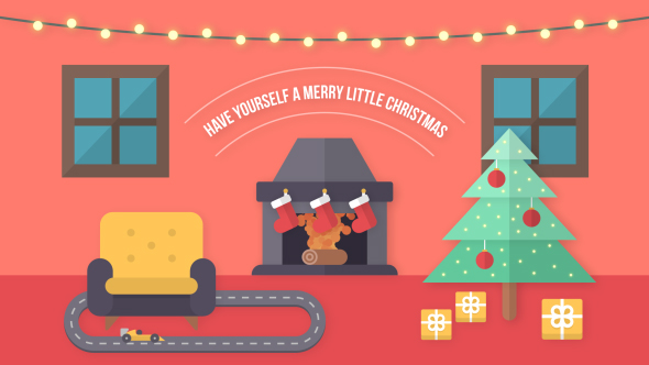 Flat Christmas / New Year Wish