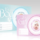 Baby Announcement Postcards - GraphicRiver Item for Sale